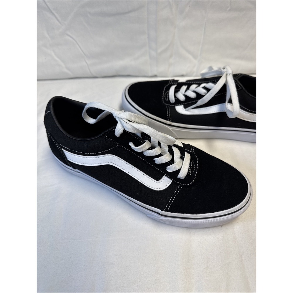 Vans Old Skool Black White Sneakers Women's 8.5 Low Top Skate Shoes